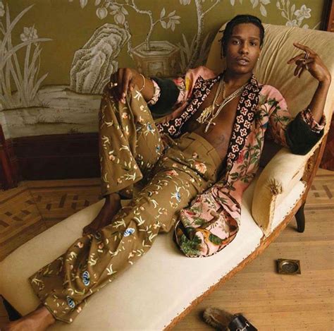 asap rocky in Gucci